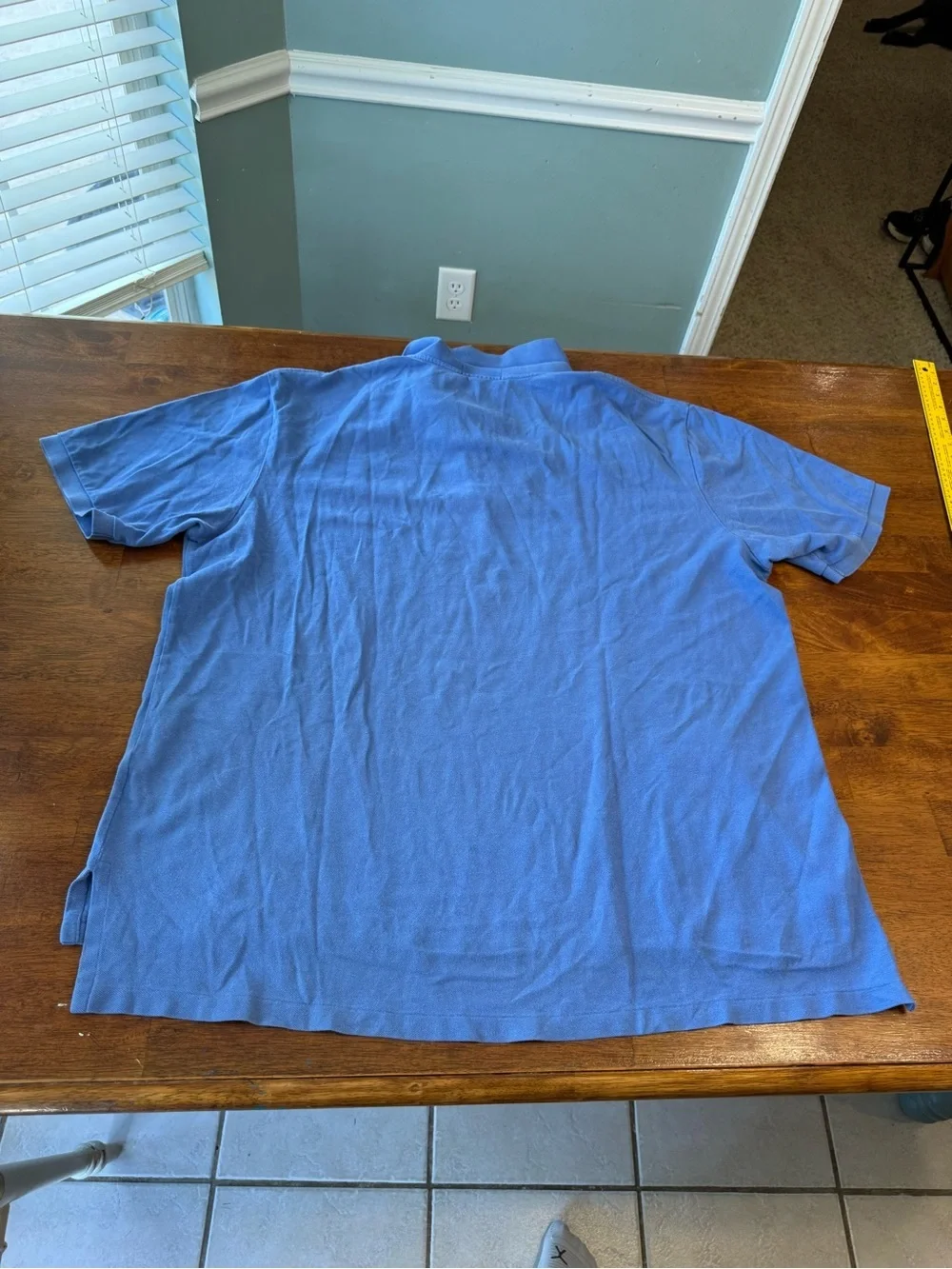 Polo Ralph Lauren Polo Shirt Light Blue Yellow Pony 2XLT tall 100% cotton